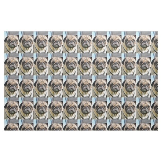 Pug q ファブリック (ファットクウォーター)