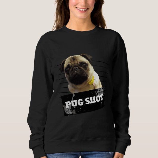 Pug Shot Essential Tシャツ372 スウェットシャツ (正面)