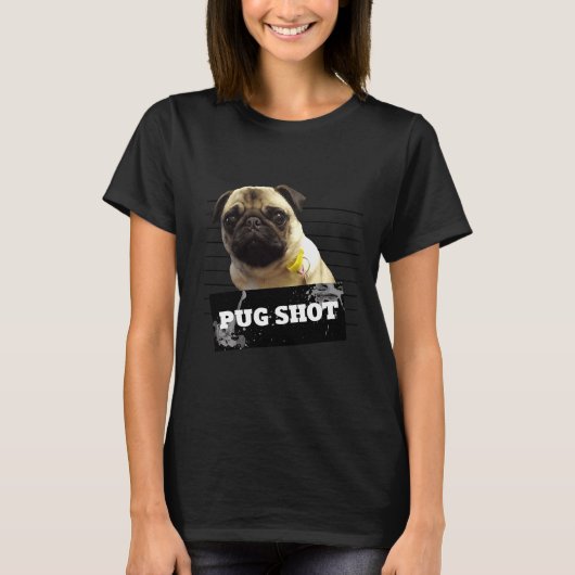 Pug Shot Essential Tシャツ372 Tシャツ (正面)