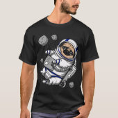 Pug Space Astronaut Tシャツ (正面)