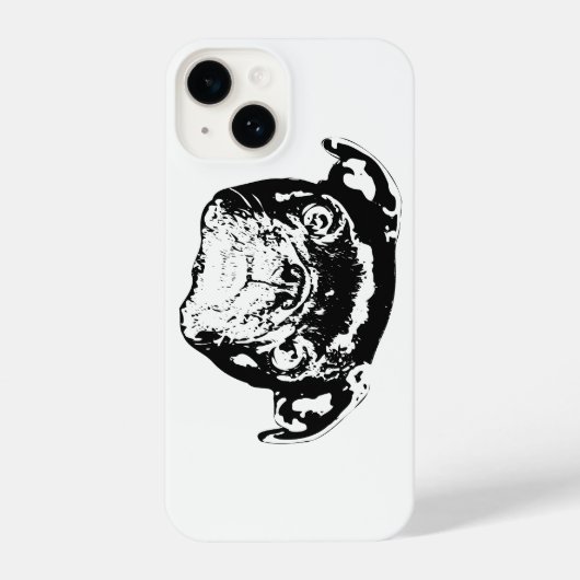 Pug Spirit Holiday Case iPhoneケース (裏面)
