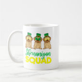 Pug Squad Funny Lucky St Patricks Day 2020 Team Gr コーヒーマグカップ (左)