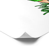 Pug St Patrick's Dayポスター ポスター (角)