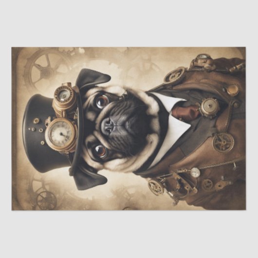 Pug Steam Punkクロニクル：デコップアドベンチャー 薄葉紙 (正面)