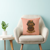 Pug Steampunk Cushion Vintage retro dog art  クッション (椅子)