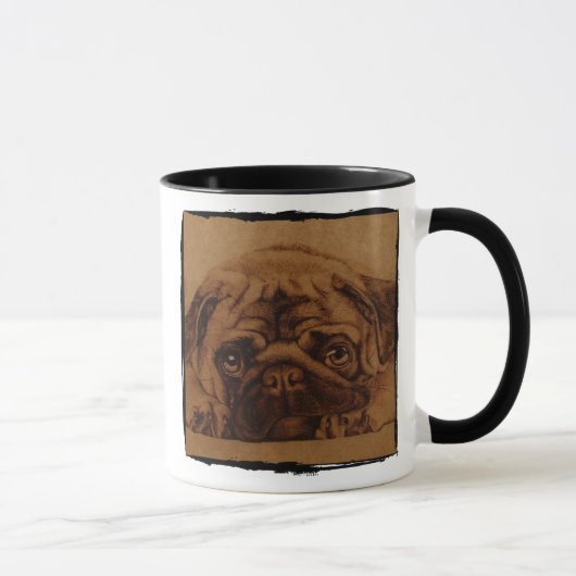 Pug taza マグカップ (右)