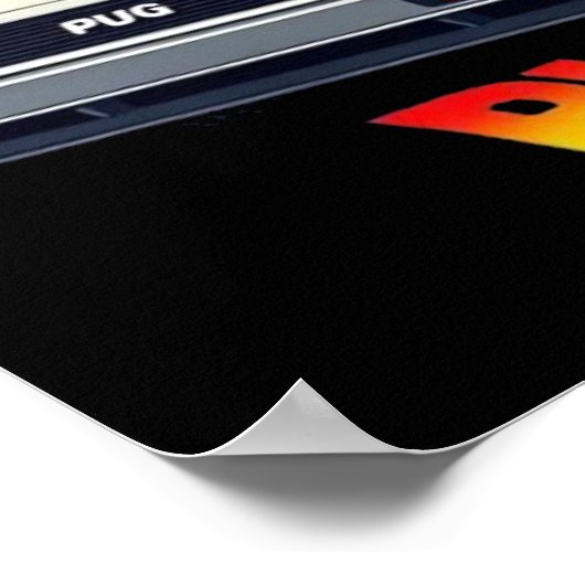 Pug To The Future ポスター (角)