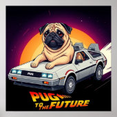 Pug To The Future ポスター (正面)