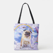 Pug unicorn – かわいいPugicorn トートバッグ (裏面)