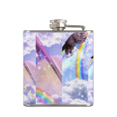 Pug unicorn – かわいいPugicorn フラスク (裏面)
