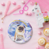 Pug unicorn – かわいいPugicorn ペーパープレート (パーティー)