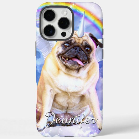 Pug unicorn – かわいいPugicorn Case-Mate iPhoneケース (裏面)