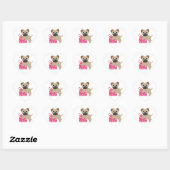 Pug Valentine Presentスタンプ ハートシール (シート)