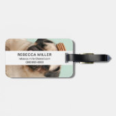 Pug Wants Treats ラゲッジタグ (裏面横)