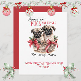 Pug Whimsical Christmas | シーズンカード