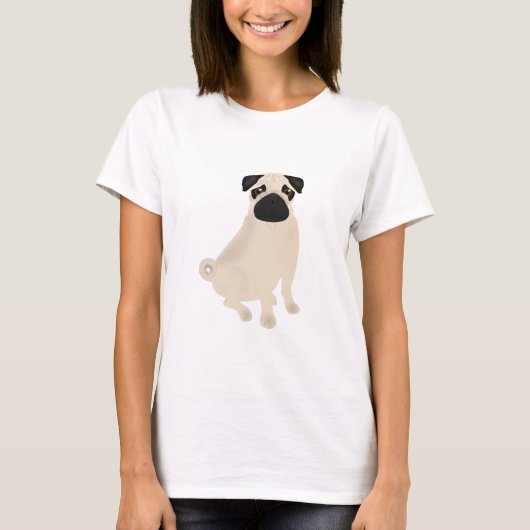 Pug Women's Tシャツ (正面)