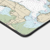 Pugetサウンド – 北部航海の図表18441 デスクマット (コーナー)