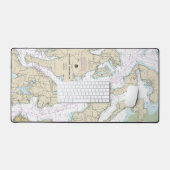 Pugetサウンド – 北部航海の図表18441 デスクマット (キーボード&マウス)