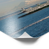 Puget Soundの8X10山レイニエ フォトプリント (角)