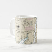 Puget Sound Southern Part 航海の図18448 コーヒーマグカップ (正面左)