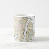 Puget Sound Southern Part 航海の図18448 コーヒーマグカップ (中央)