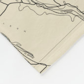 Puget Sound Southern Part 航海の図18448 フリースブランケット (角)