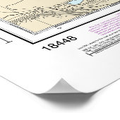 Puget Sound Southern Part 航海の図18448 ポスター (角)