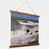 Puget Sound Washingtonビーチ写真 吊り下げ型タペストリー (傾斜あり)