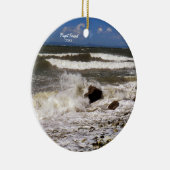 Puget Sound Washington Seascape写真 セラミックオーナメント (右)