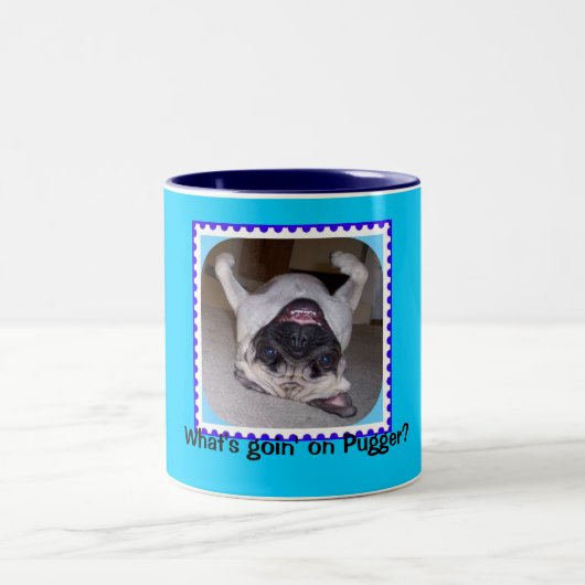 PuggerのGoinは何ですか。 ツートーンマグカップ (中央)
