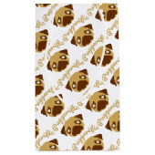 Puggerificのパグのしゃれ スモールペーパーバッグ (裏面)