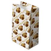 Puggerificのパグのしゃれ スモールペーパーバッグ (裏面アングル)