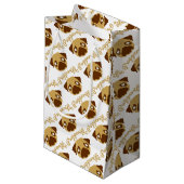 Puggerificのパグのしゃれ スモールペーパーバッグ (正面アングル)