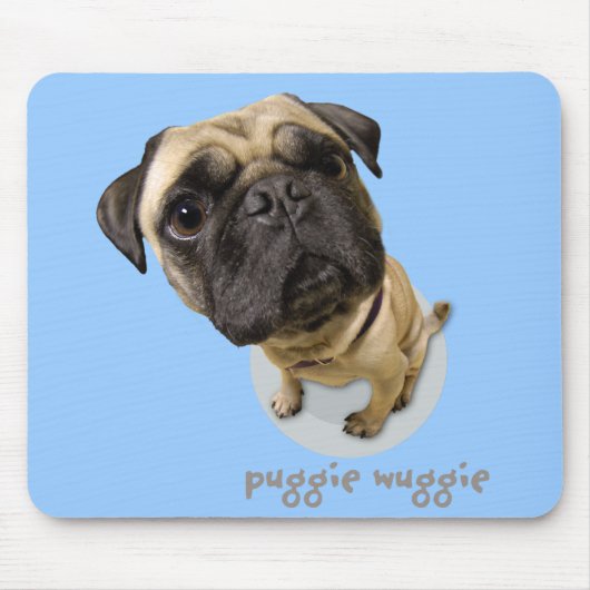 Puggie Wuggie マウスパッド (正面)
