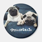 #puggietails磁石 マグネット (正面)