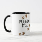 Puggleのパパ マグカップ (左)