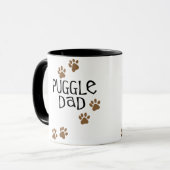 Puggleのパパ マグカップ (正面左)