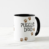 Puggleのパパ マグカップ (正面右)