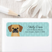 Puggle差出人住所ラベル ラベル (インサイチュ)