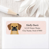 Puggle差出人住所ラベル ラベル (インサイチュ)