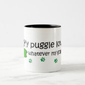 Puggle ツートーンマグカップ (中央)