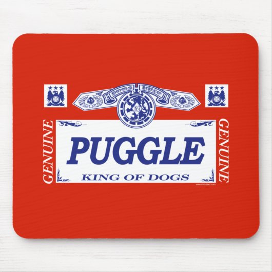Puggle マウスパッド (正面)