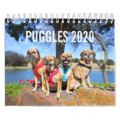 PUGGLE 2020カレンダー カレンダー (カバー)