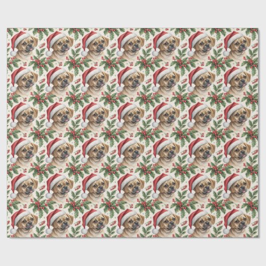 Puggle Christmas Wrapping Paper ラッピングペーパー (フラット)