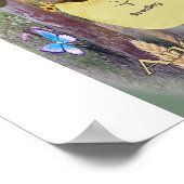 Puggle Drooling inデイジーポスター ポスター (角)