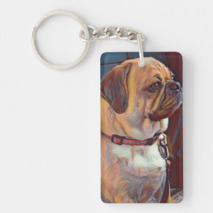 Puggle Keychain キーホルダー