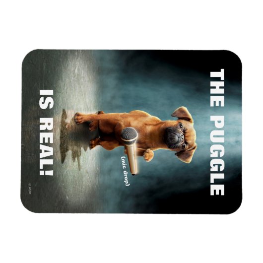 Puggle Mic Drop マグネット (横)