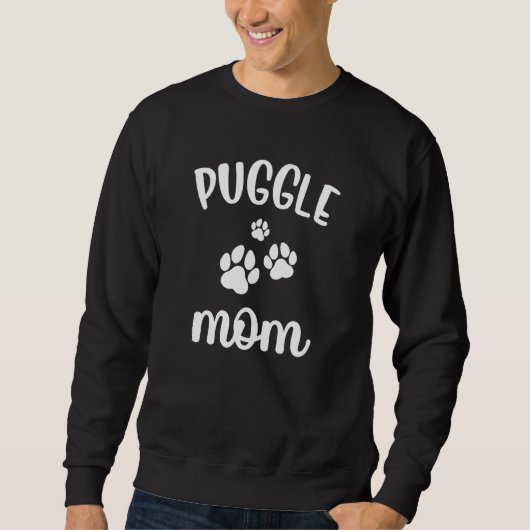 Puggle Mom Cute Dog スウェットシャツ (正面)