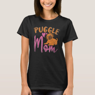 Puggle Mom Dog  Dog Owner Animal Mothers Day Puggl Tシャツ