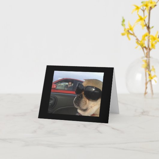 Pugglesの挨拶状 カード (黄色い花)